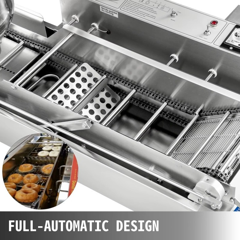 เครื่องทอดโดนัทอัตโนมัติแบบสอง - Commercial Donut Fryer Electric บทวิจารณ์และราคา