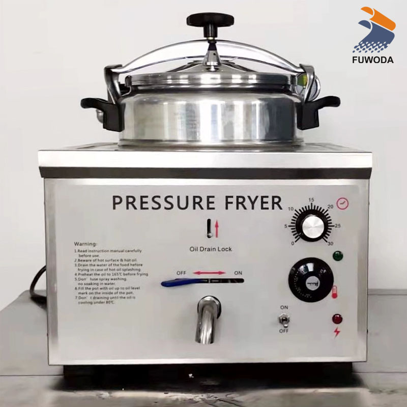 ร้านอาหารฟาสต์ฟู้ดทอดอาหารเชิง - Pressure Fryer Commercial Chicken บทวิจารณ์และราคา