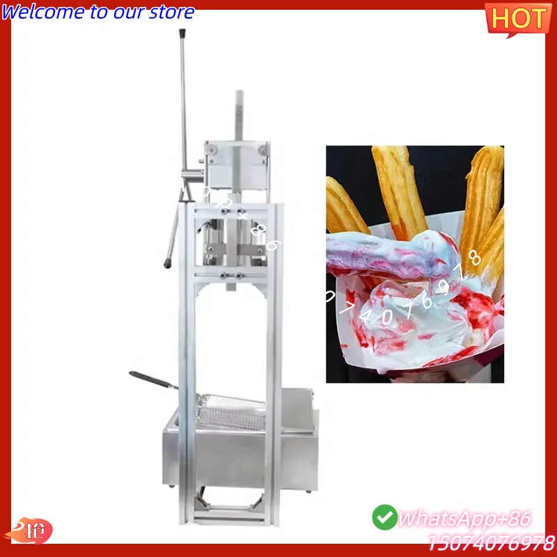 เครื่องทำชูโรส์สแตนเลสแบบแมนนว - Electric Churro Maker Machine บทวิจารณ์และราคา