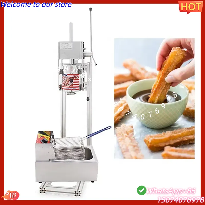 เครื่องทำชูโรส์สแตนเลสแบบแมนนว - Electric Churro Maker Machine บทวิจารณ์และราคา