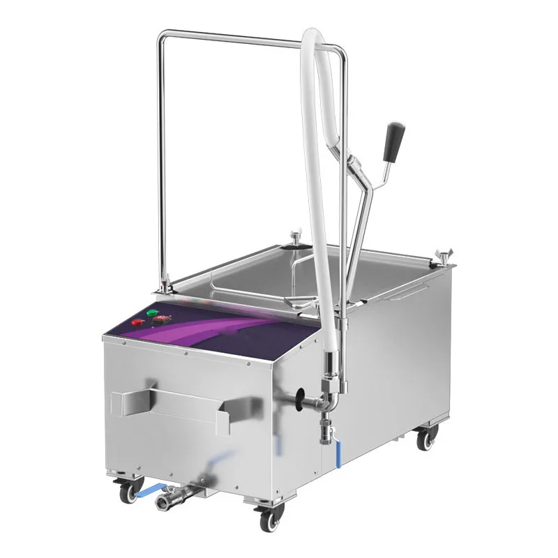 เครื่องกรองน้ำมันปรุงอาหารเคลื - Fryer Oil Filtration Machine บทวิจารณ์และราคา