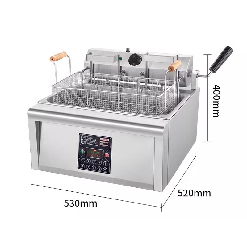 20L หม้อทอดไฟฟ้าเชิงพาณิชย์อัจ - Electric Fryer Commercial 20L บทวิจารณ์และราคา