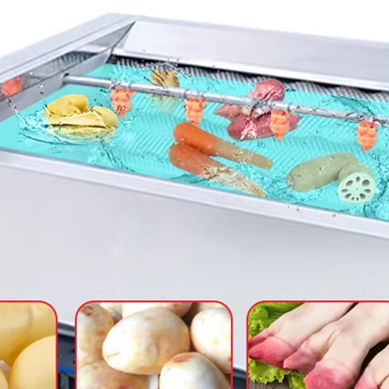 เครื่องล้างผักแบบลูกกลิ้งแปรงเ - Commercial Potato Peeler Machine บทวิจารณ์และราคา