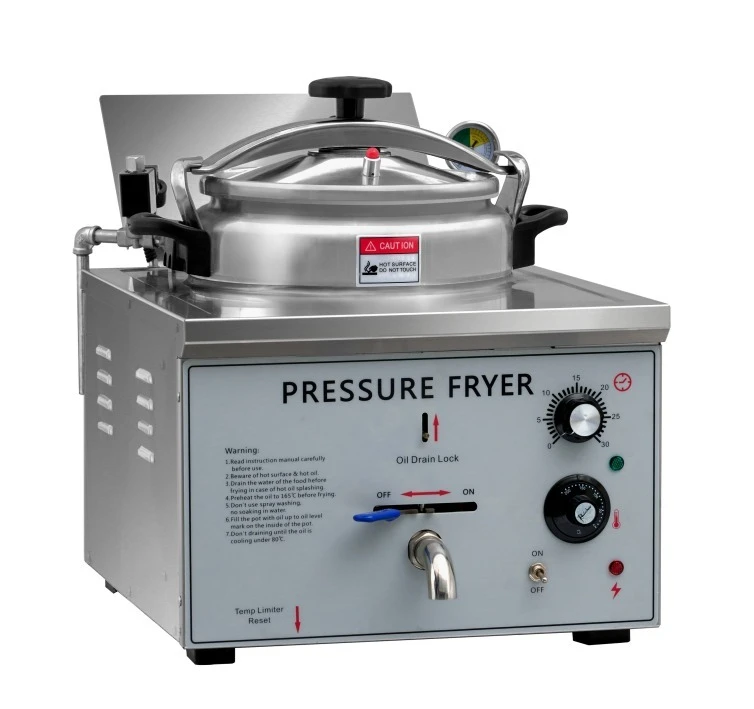 หม้อทอดไฟฟ้าแบบตั้งโต๊ะขนาดเล็ - Pressure Fryer Commercial Chicken บทวิจารณ์และราคา