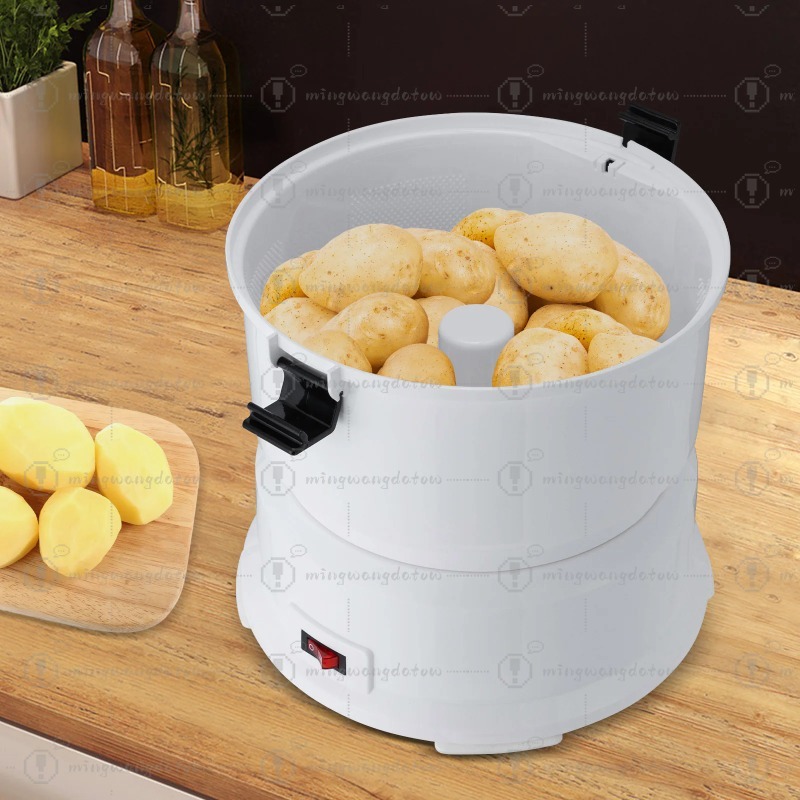 เครื่องปอกมันฝรั่งไฟฟ้าสีขาว A - Commercial Potato Peeler Machine บทวิจารณ์และราคา