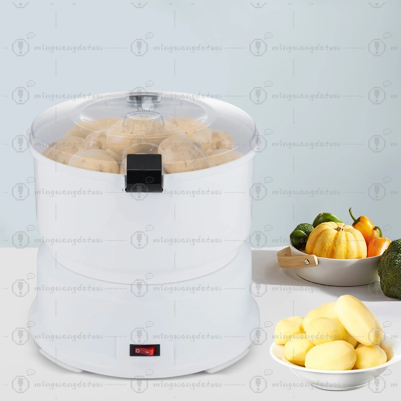 เครื่องปอกมันฝรั่งไฟฟ้าสีขาว A - Commercial Potato Peeler Machine บทวิจารณ์และราคา