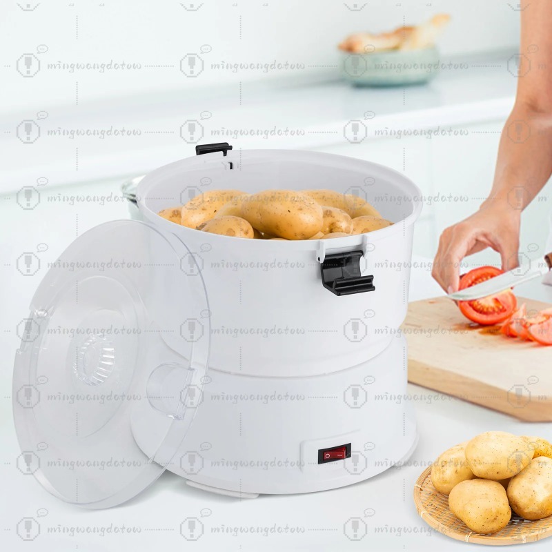เครื่องปอกมันฝรั่งไฟฟ้าสีขาว A - Commercial Potato Peeler Machine บทวิจารณ์และราคา