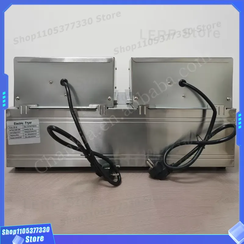 หม้อทอดไฟฟ้าแบบสองถังขนาด 12 ล - Commercial Deep Fryer Double Tank 12L บทวิจารณ์และราคา