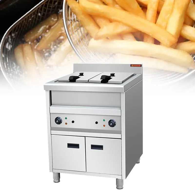 ตู้ทอดอาหารไฟฟ้าสแตนเลสเชิงพาณ - Electric Fryer Commercial 20L บทวิจารณ์และราคา