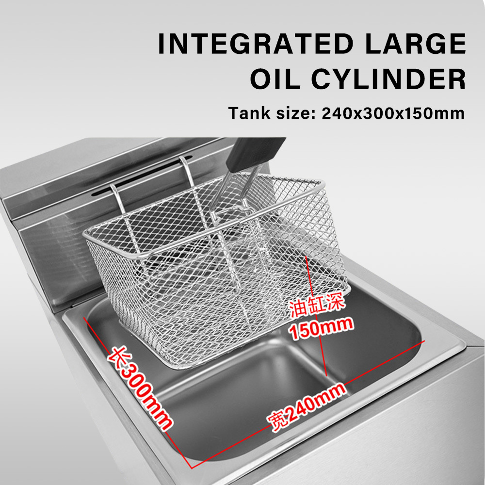 เครื่องทอดแก๊ส LPG แบบตั้งโต๊ะ - Fryer Basket Commercial Stainless บทวิจารณ์และราคา