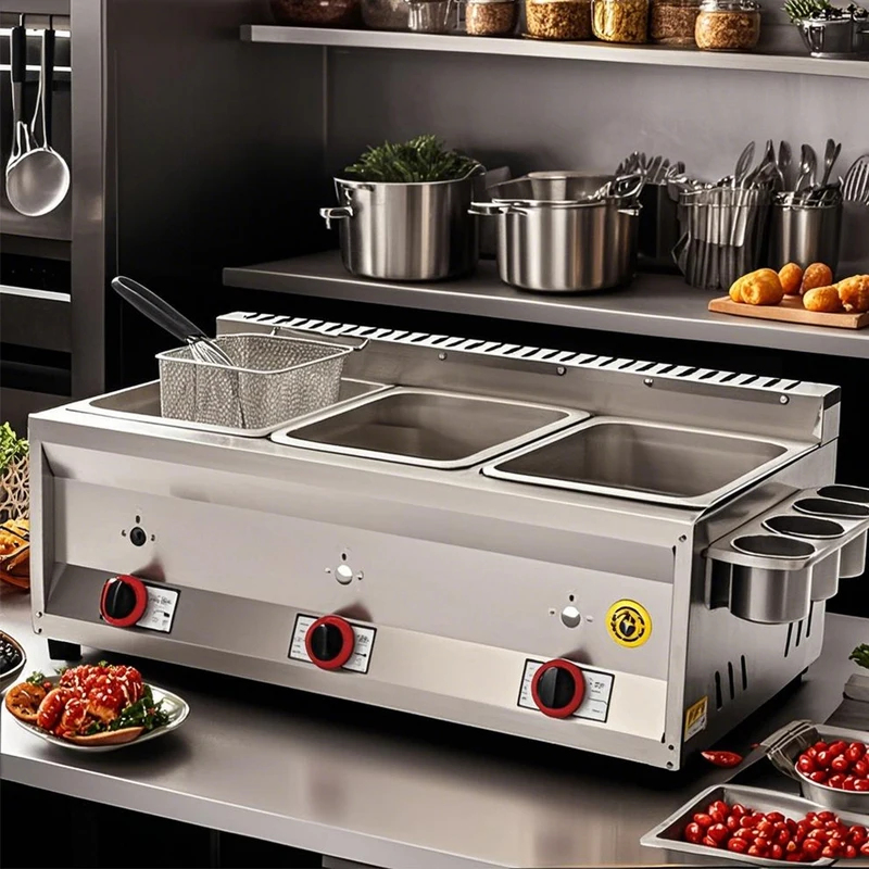 เครื่องทอดไก่ทอดแบบแก๊สขนาด 8  - Commercial Gas Deep Fryer Propane บทวิจารณ์และราคา