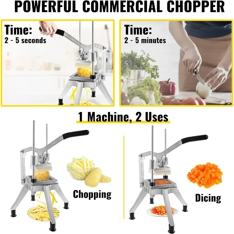เครื่องหั่นผักเชิงพาณิชย์ 4 ใบ - Commercial French Fry Cutter บทวิจารณ์และราคา