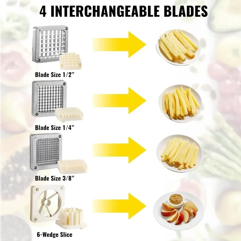 เครื่องหั่นผักเชิงพาณิชย์ 4 ใบ - Commercial French Fry Cutter บทวิจารณ์และราคา
