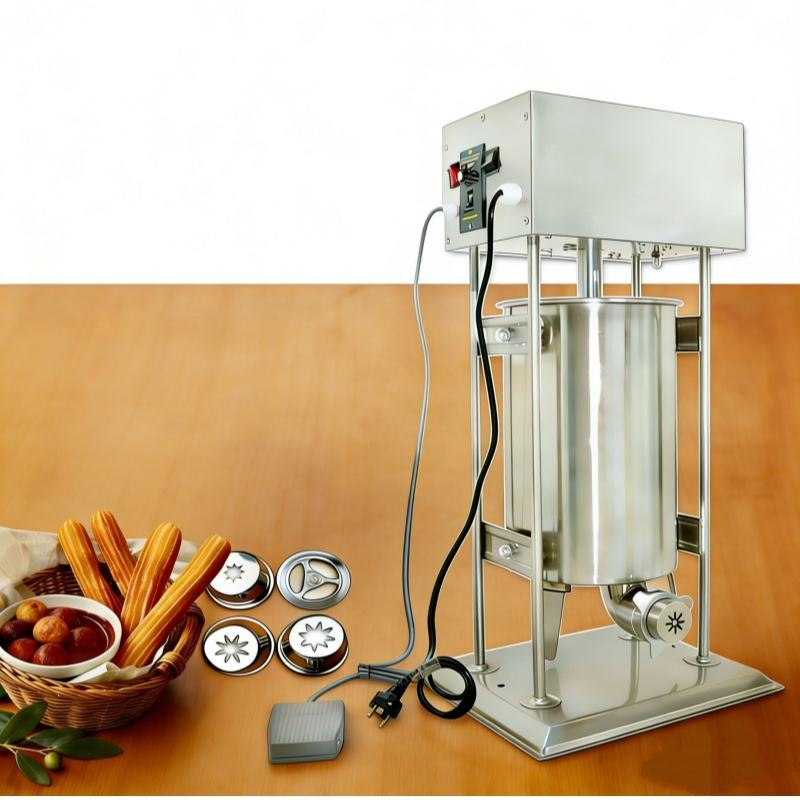 เครื่องทำชูโรส์แนวตั้งอัตโนมัต - Electric Churro Maker Machine บทวิจารณ์และราคา