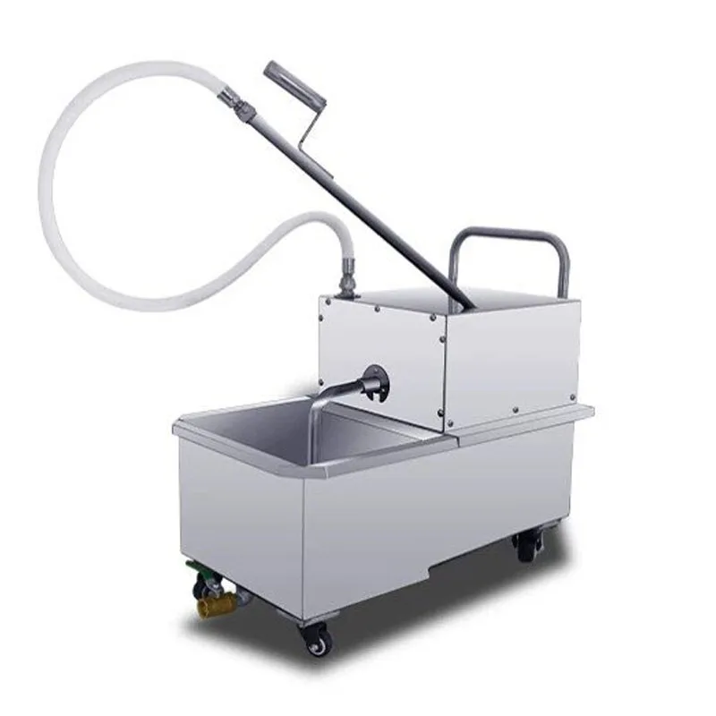 รถเข็นกรองน้ำมันปรุงอาหารเคลื่ - Fryer Oil Filtration Machine บทวิจารณ์และราคา