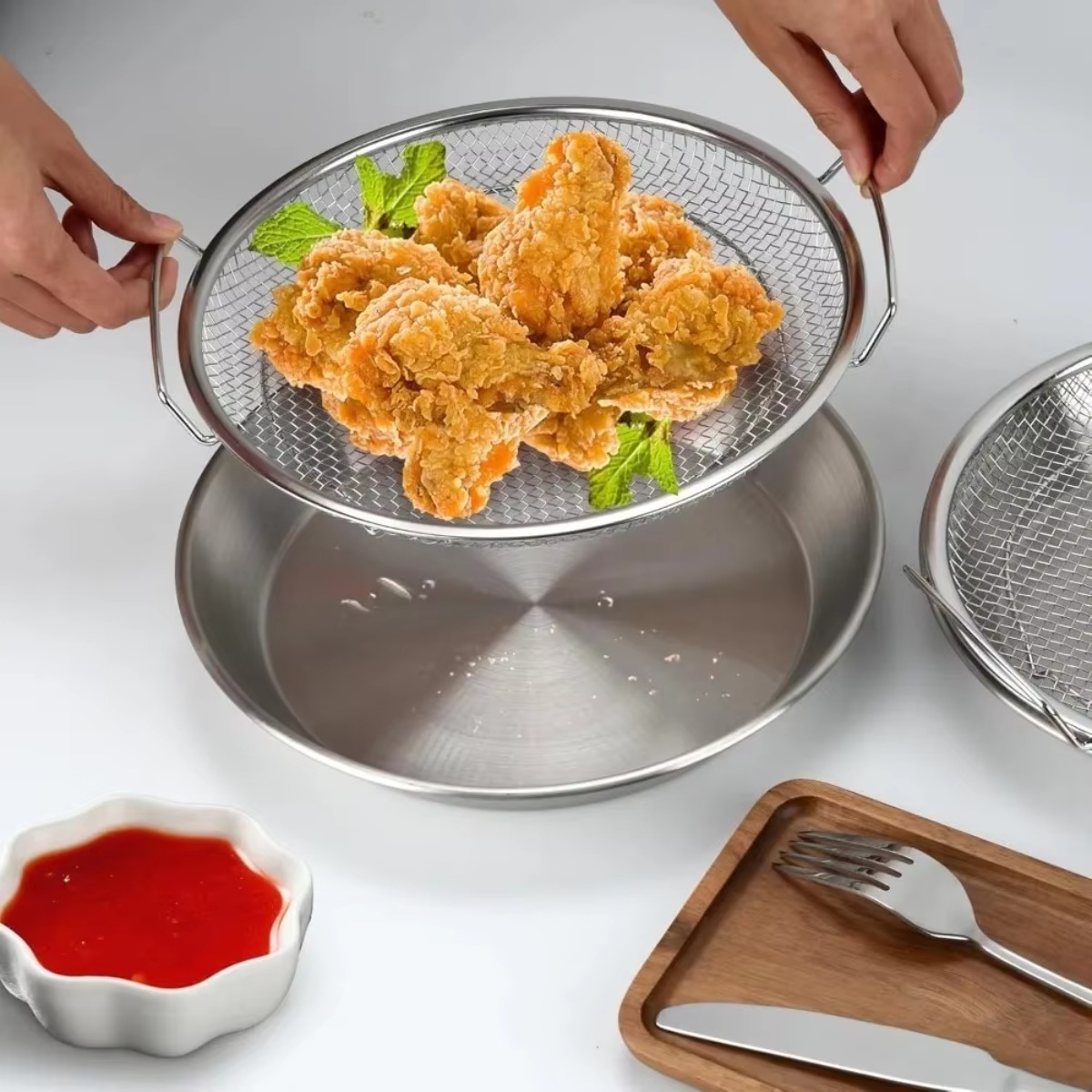 ตะแกรงกรองน้ำมันสแตนเลสสำหรับห - Fryer Oil Filtration Machine บทวิจารณ์และราคา