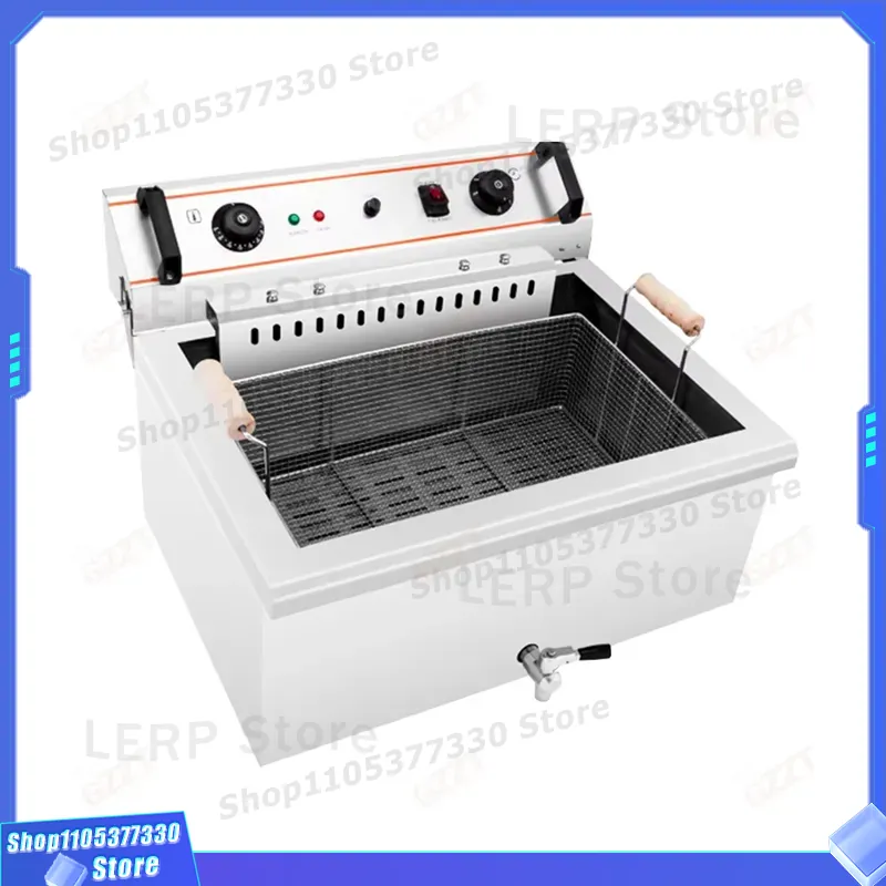 เครื่องทอดไฟฟ้าเชิงพาณิชย์ขนาด - Countertop Deep Fryer With Timer บทวิจารณ์และราคา