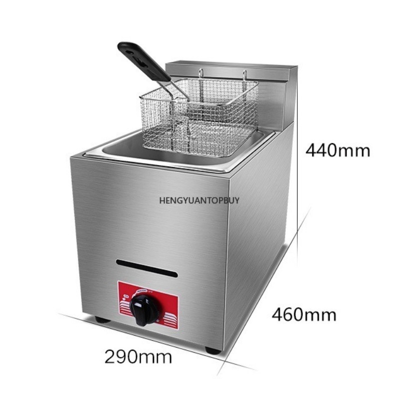 เตาทอดแก๊ส LPG เชิงพาณิชย์ พร้ - Commercial Gas Deep Fryer Propane บทวิจารณ์และราคา