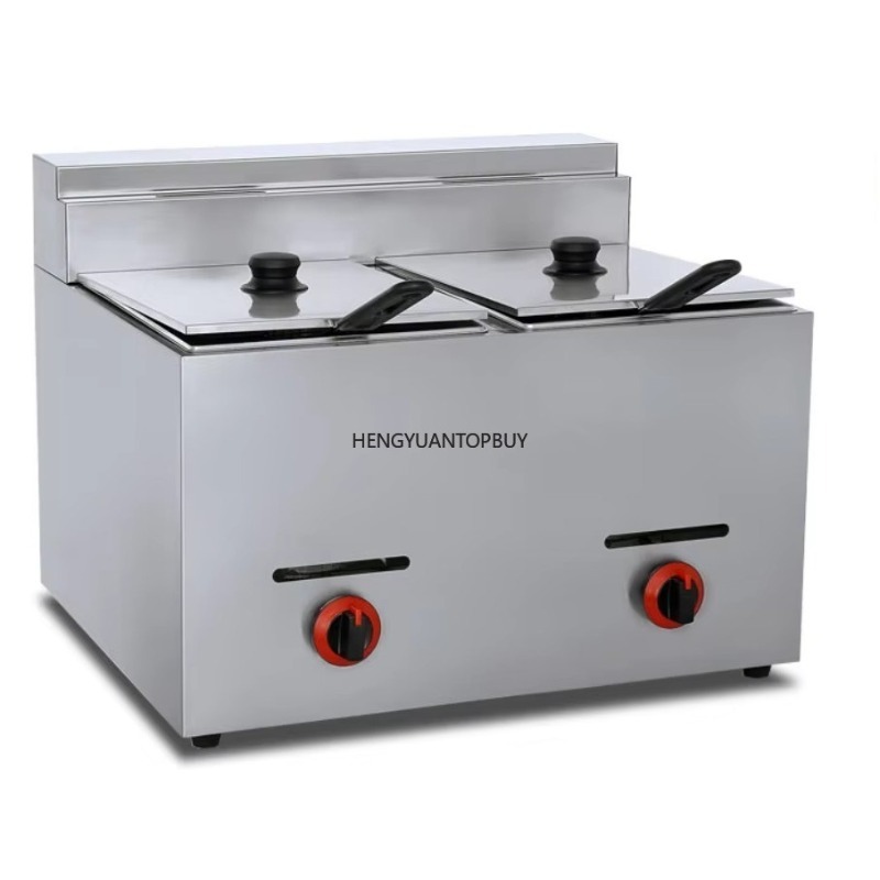 เตาทอดแก๊ส LPG เชิงพาณิชย์ พร้ - Commercial Gas Deep Fryer Propane บทวิจารณ์และราคา